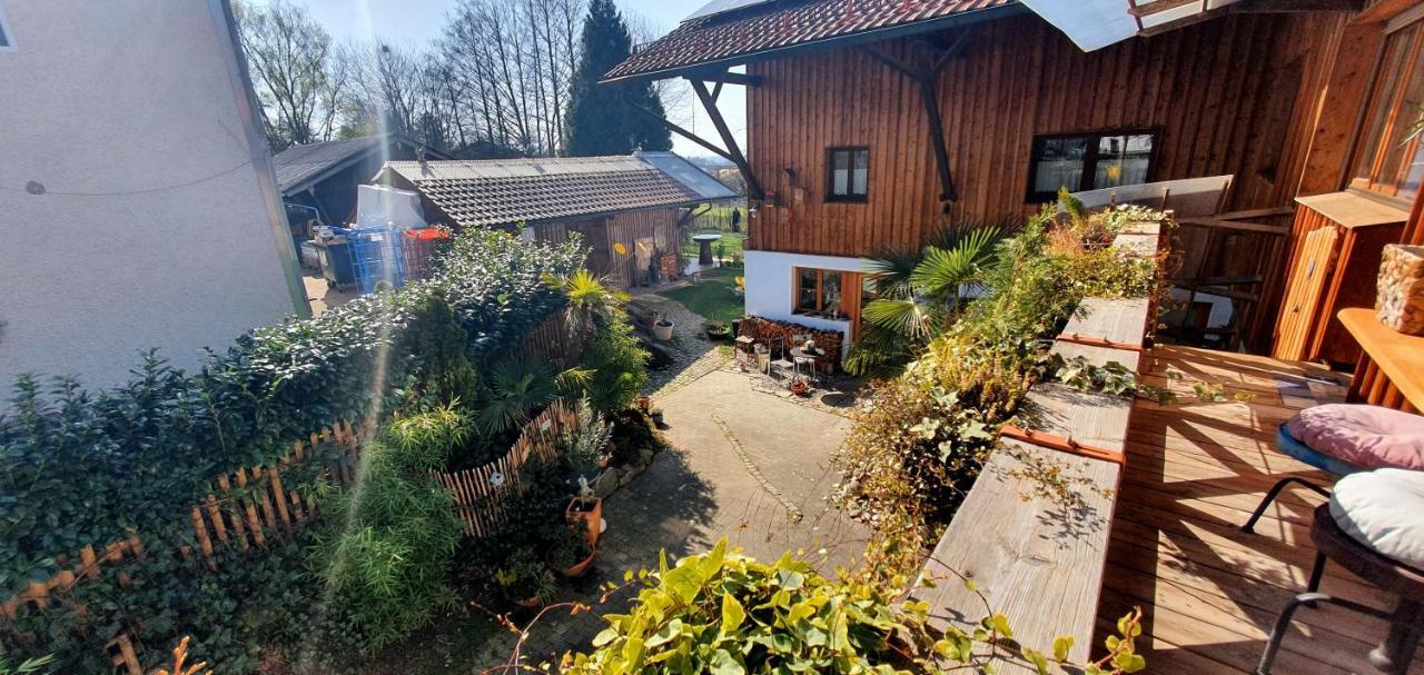 Ferienwohnung Gästezimmer Vogtareuth Rinser Exterior foto